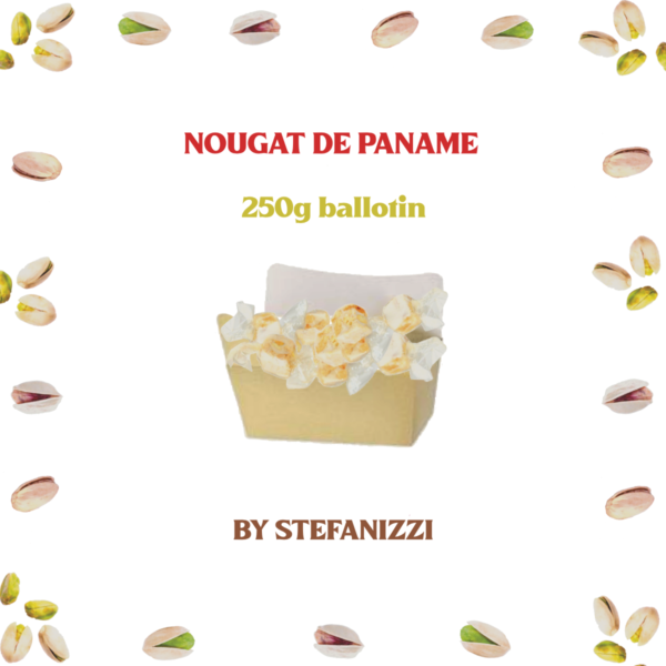 250g ballotin small white bottom | Paname nougat