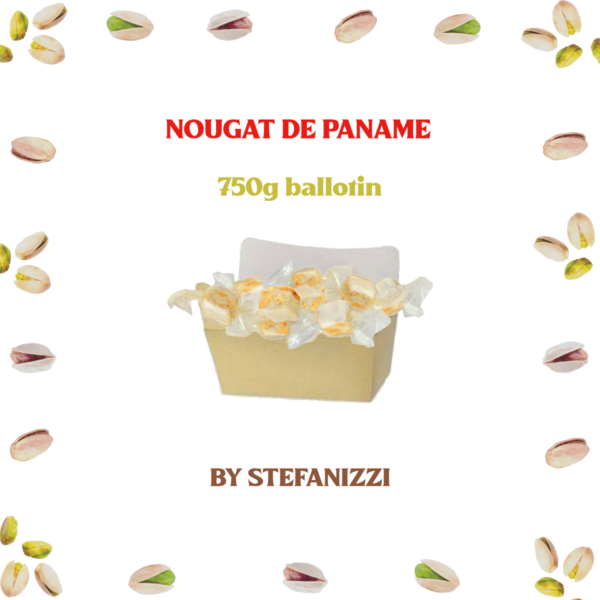 Ballotin 750 g for small white background | Nougatdepaname